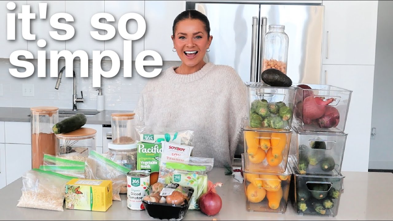 Vegan Meal Prep For The Week (Copy My Routine!) - YouTube