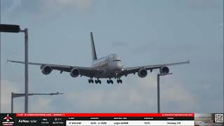 SUPER KING-APORE A380 ARRIVAL INTO LONDON HEATHROW!