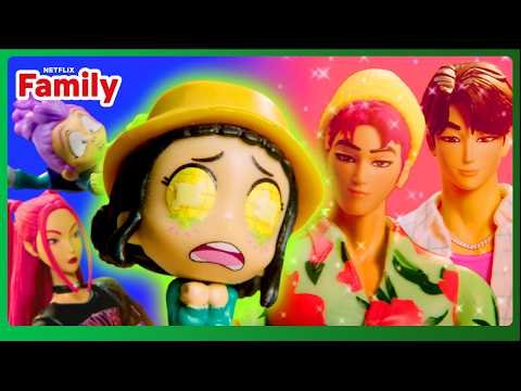 Rumi Meets Jinu 😻 KPop Demon Hunters: KPop Toy Creations 1 | Netflix Family
