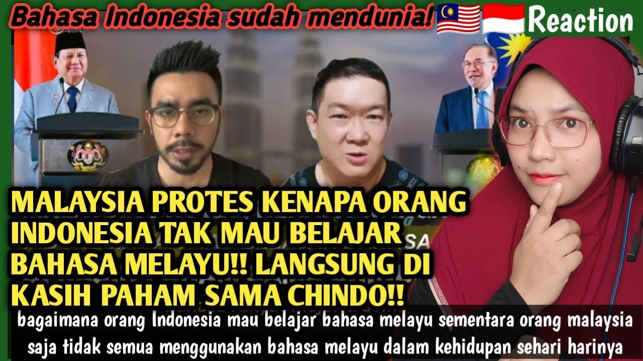 🇲🇾🇮🇩NETIZEN MALAYSIA PROTES❗Knp ORG INDONESIA Ga MAU BELAJAR BAHASA MELAYU🇲🇾❗DIKASIH PAHAM sm CHINDO