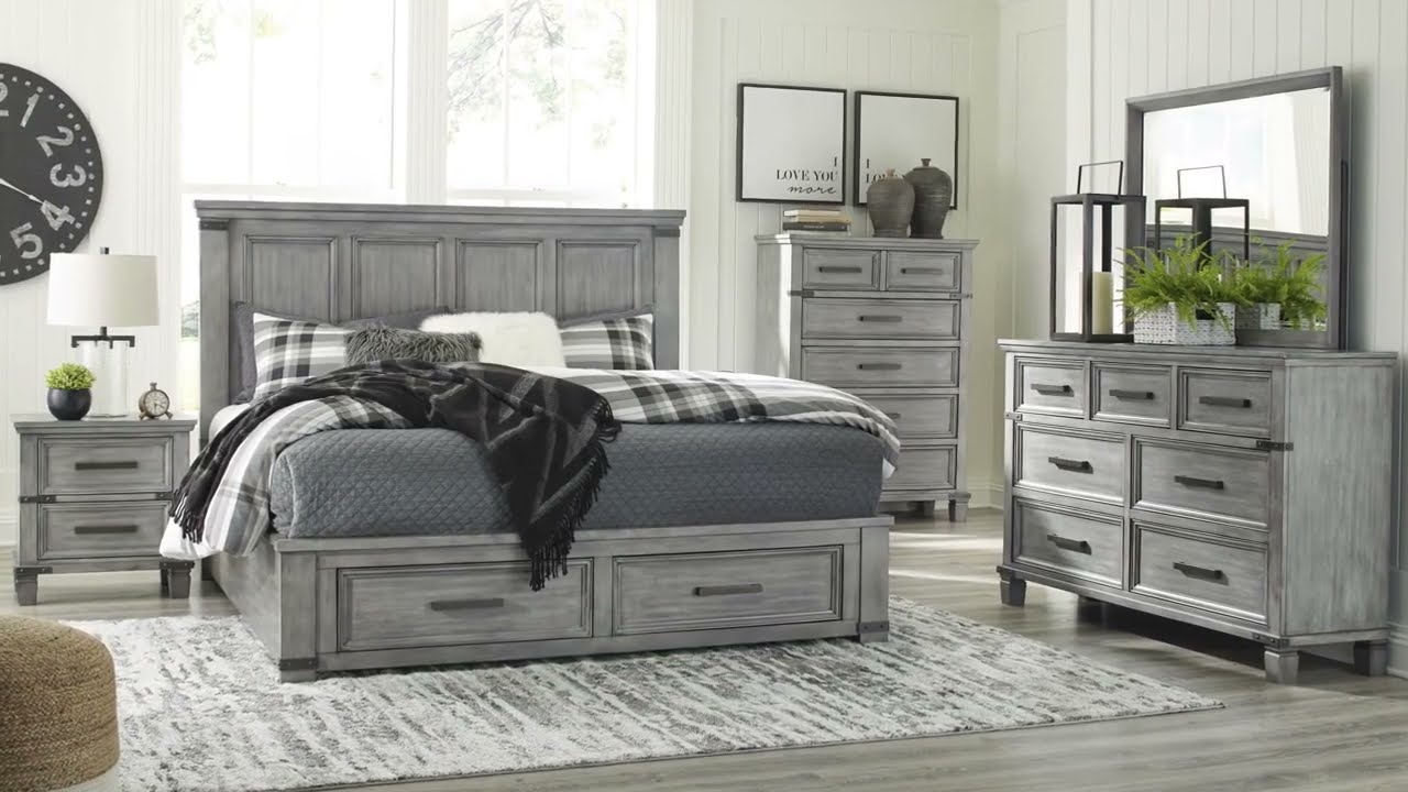 Russelyn Gray King/California King Panel Headboard Only by Ashley