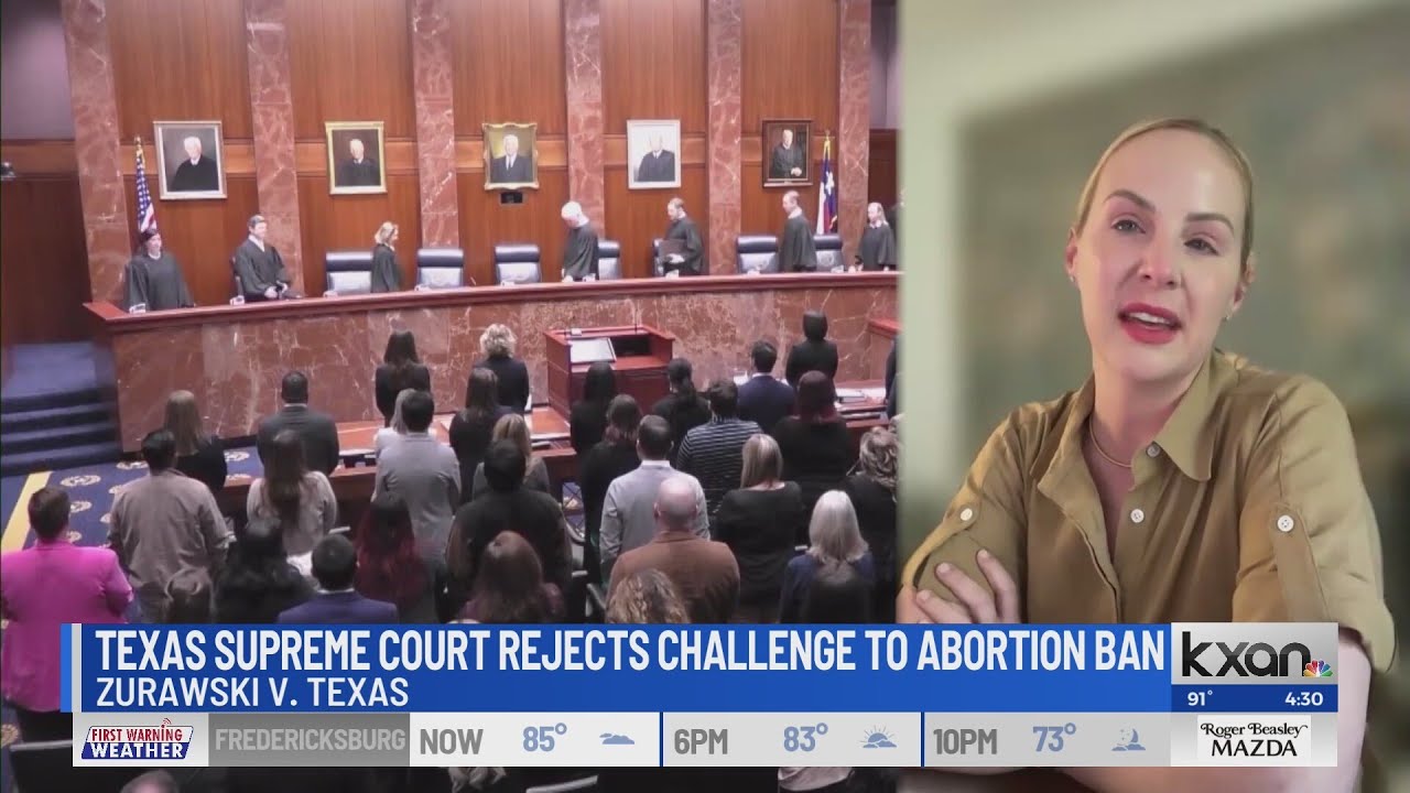 Texas Supreme Court rejects abortion challenge in Zurawski v. Texas ...
