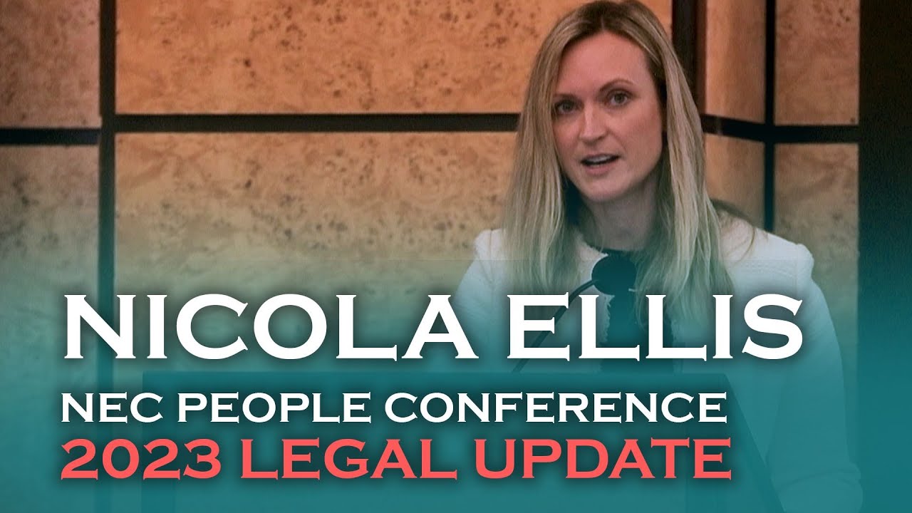 6. NEC4 legal developments (Nicola Ellis) - NEC People Conference 2023 ...