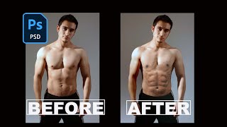 Photoshop Tutorial 2023 (Add 6 Pack Abs to photos) screenshot 5