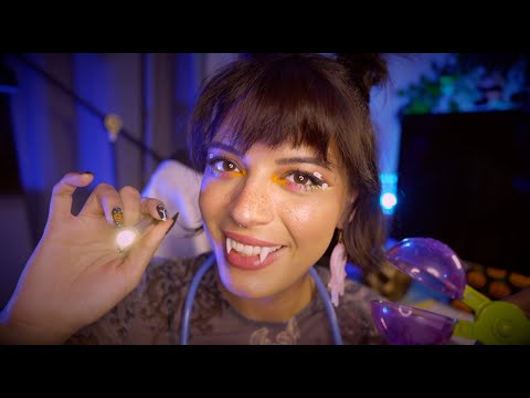 ASMR | A Spooky Cranial Nerve Exam! 🧛