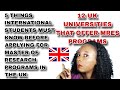 5 THINGS ABOUT MASTER OF RESEARCH PROGRAM IN THE UK THAT INTERNATIONAL STUDENTS MUST KNOW