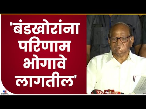 Sharad Pawar | 'बंडखोरांना परिणाम भोगावे लागतील'-tv9