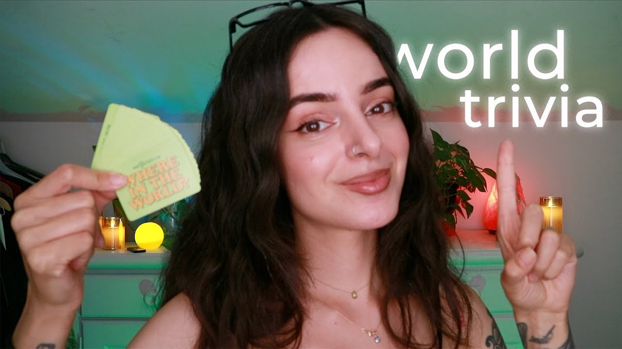 ASMR Close Your Eyes & Let's Play World Trivia Again! 🌎 (Part 3)