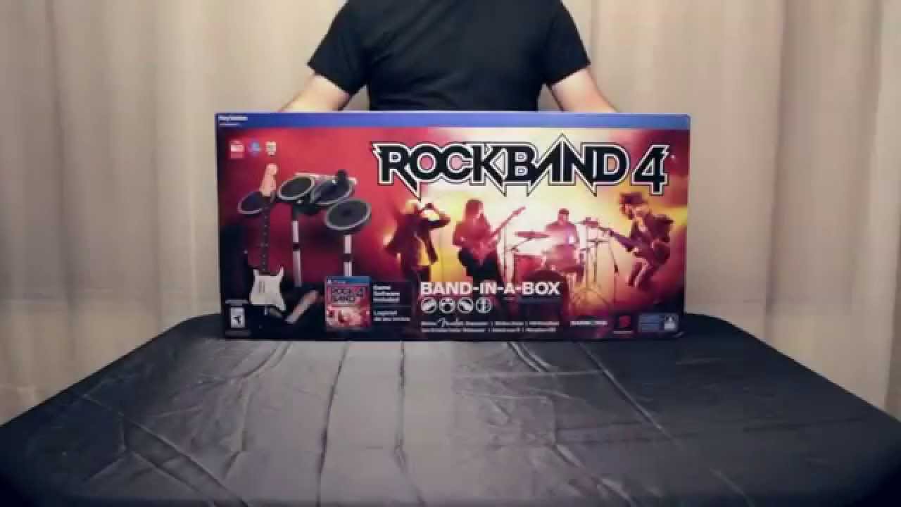 Rock Band 4 Band In-A-Box Unboxing YouTube