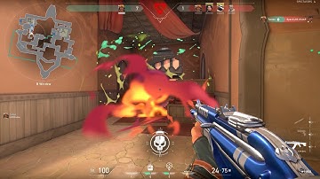 Valorant - Raze 1v5 Retake Ace