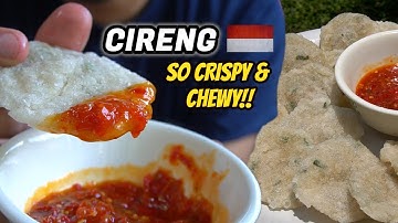 [CRISPY & CHEWY] I made CIRENG for the first time! | Unique Indonesian Snack