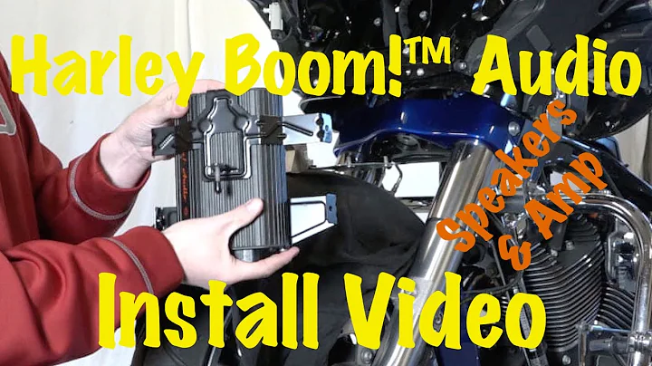 Install Harley Davidson Boom Audio Stage 1 or 2 Front Fairing Amplifier & Speakers | Tutorial