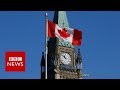 Canadians react to Trump's shoe smuggling claim - BBC News