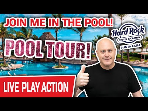 🔴 WISH YOU WERE AT THIS POOL WITH ME! 🏊‍♀️ Before Slots, Check Out this CRAZY Hard Rock Resort