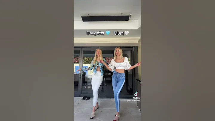 🩵🤍 #mum #daughter #dance #fun