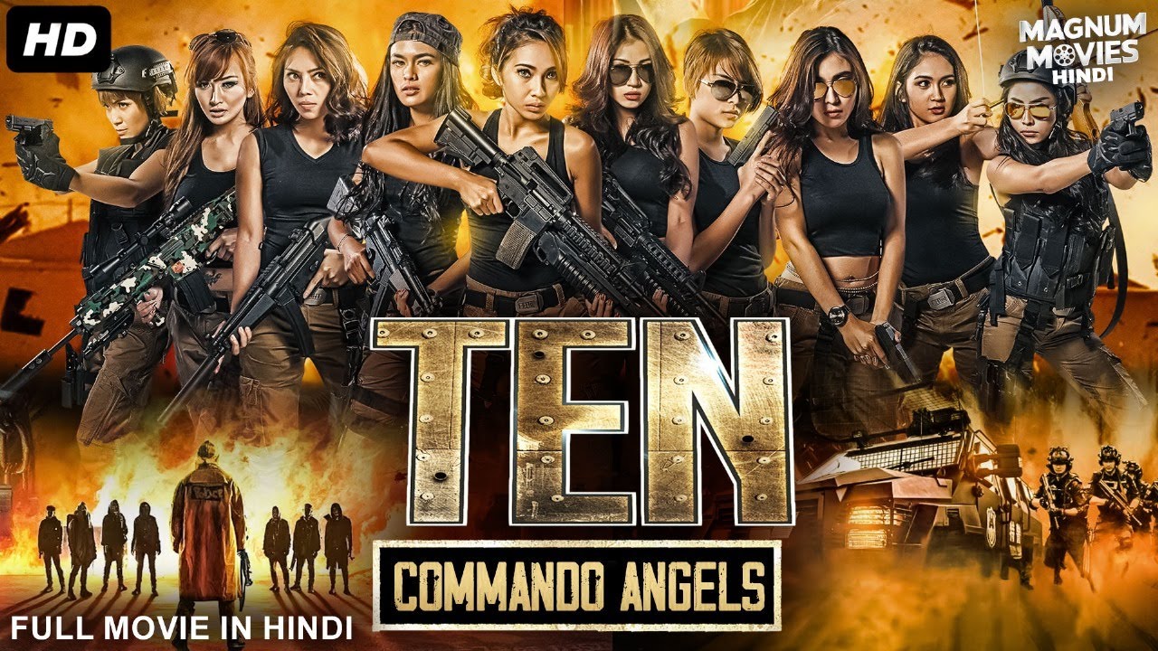 TEN COMMANDO ANGELS - Hollywood Movie Hindi Dubbed | Karenina Maria, Jeremy Thomas | Action Movie