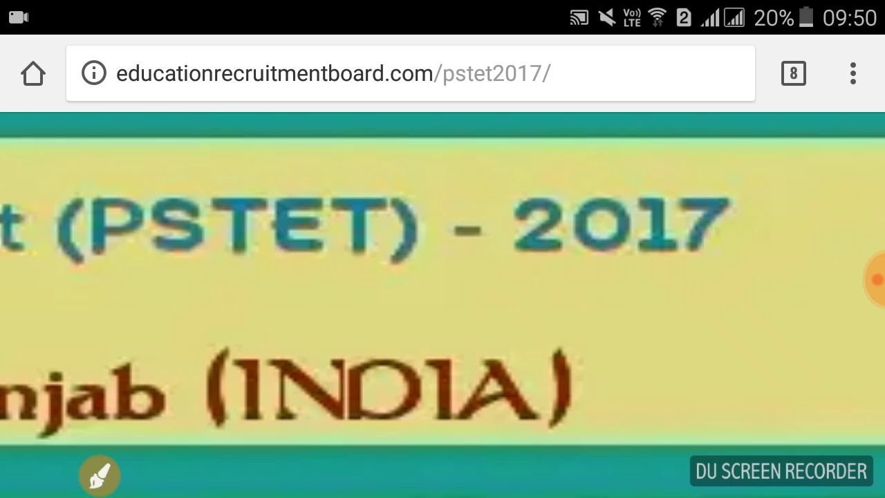 PTET ANSWER KEYS OUT!!!!  Link given below