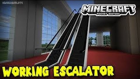 Mcpe working escalator with command blocks