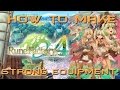 Rune Factory 4: How To Make Strong Weapons and Armor
