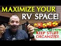 MAXIMIZE Your RV Space & Keep It Organized!