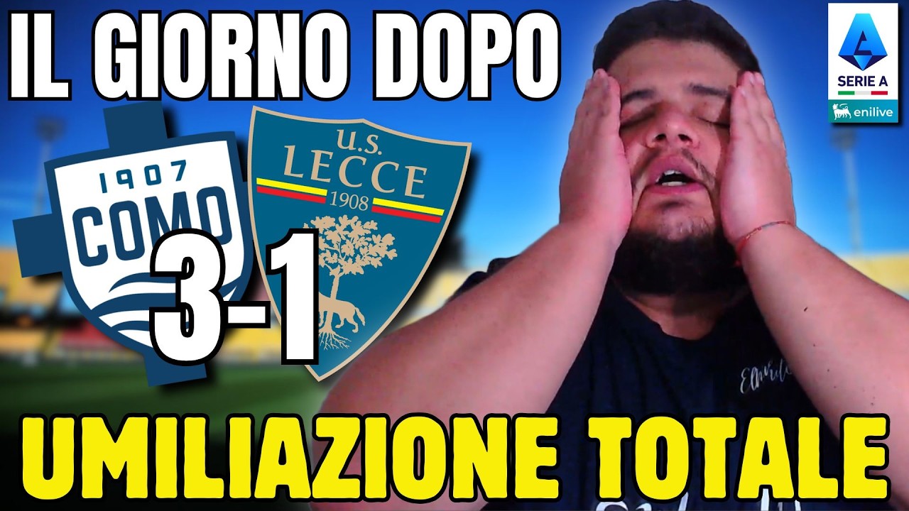 IL GIORNO DOPO COMO 3-1 LECCE | PRESI A SCHIAFFI 💛❤️ SERIE A 25/26
