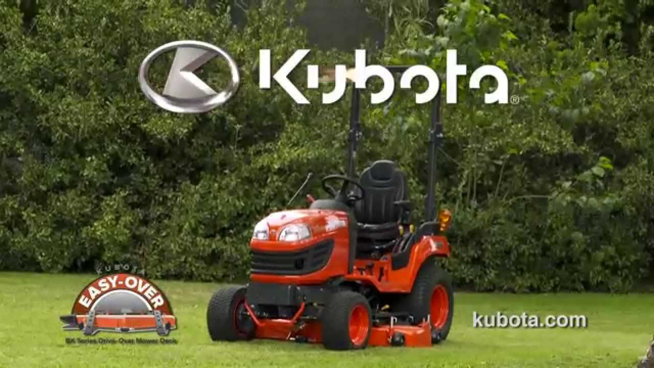 Kubota BX Easy Over Mower Deck YouTube