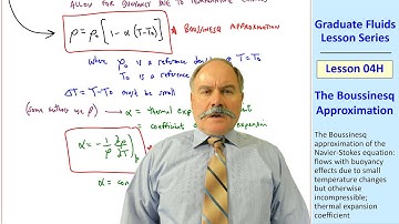 Graduate Fluids Lesson 04H: The Boussinesq Approximation