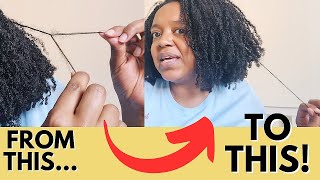 STOP UNRAVELLING NOW! How I repair my DIY microlocs | THE CURLY CLOSET #microlocs