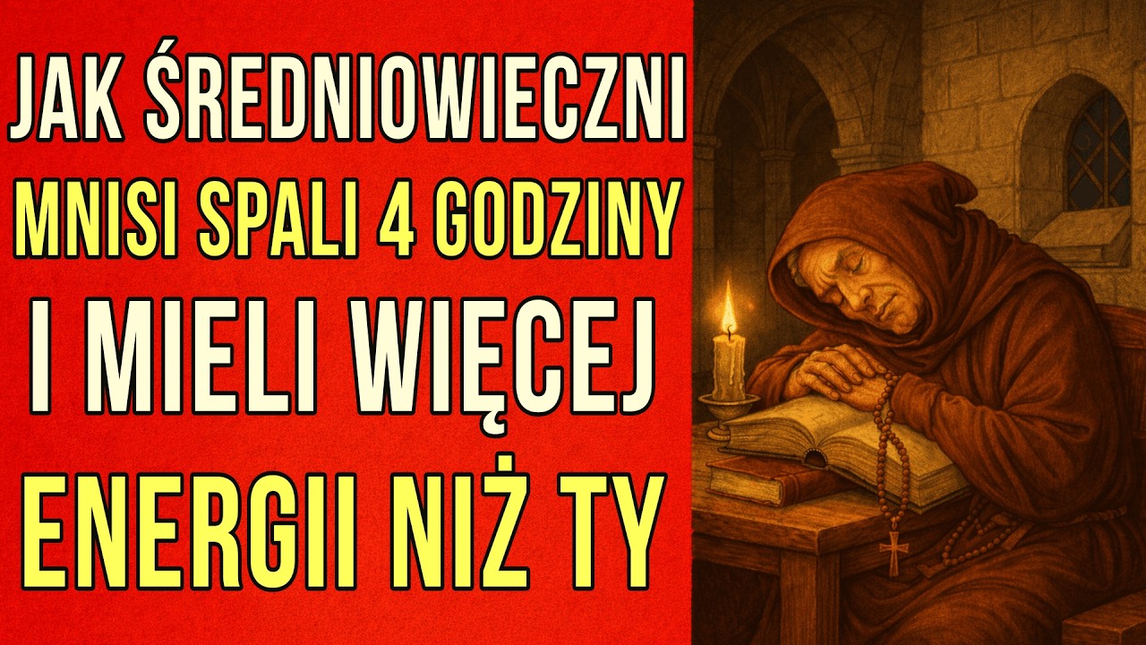 Jak średniowieczni mnisi spali 4 godziny i mieli więcej energii niż ty