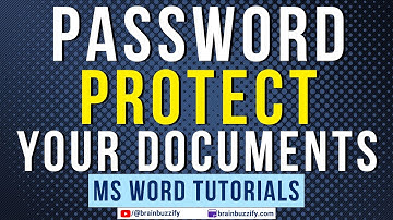 Password Protect Your Word Documents