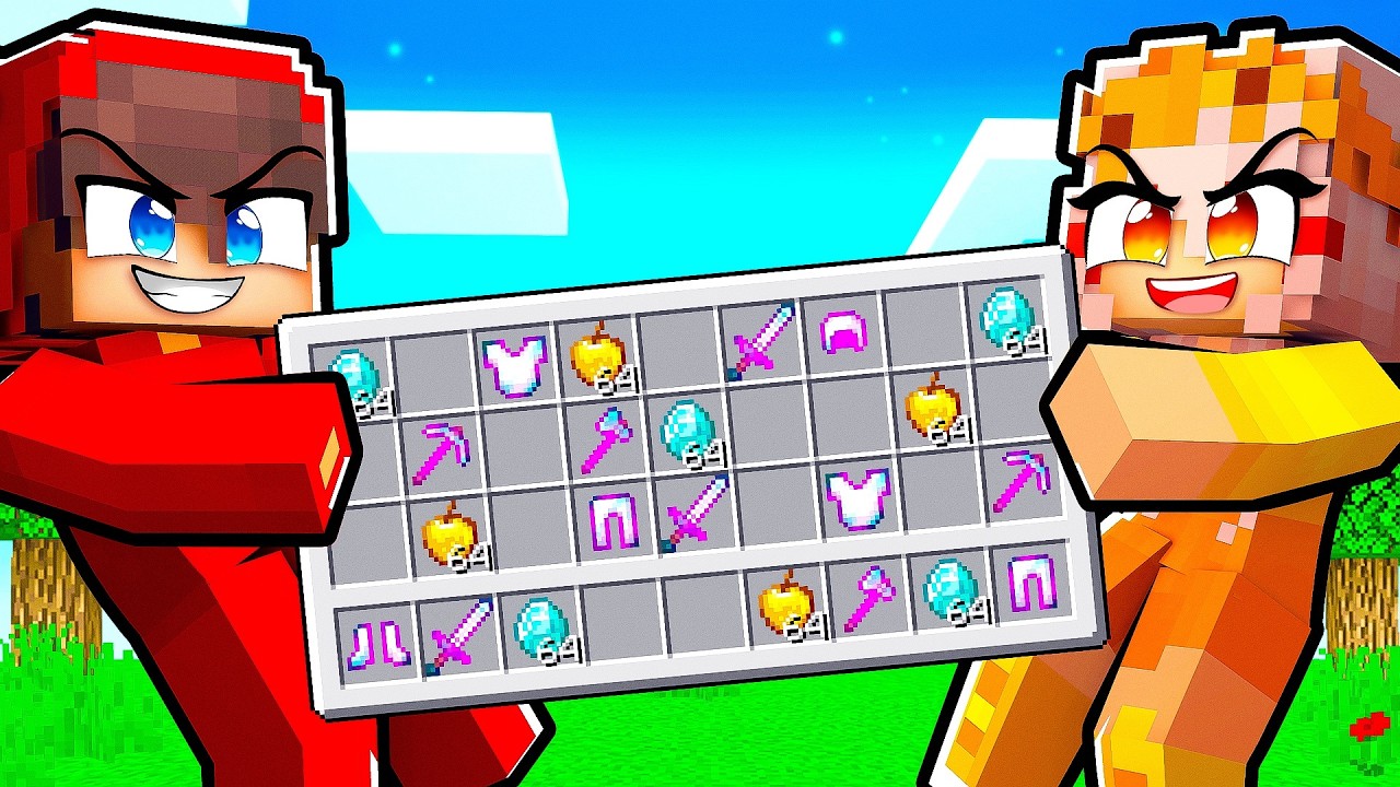 Minecraft, but we Share ONE INVENTORY…