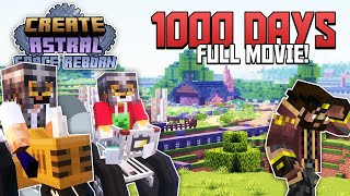 1000 Days FULL MOVIE! Minecraft Create Mod:  Astral