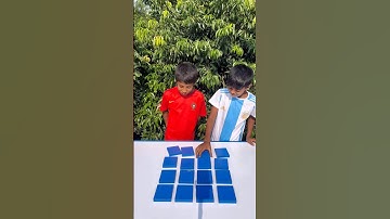 Two friend playing amazing memory matching game. #funny #shorts #funwithbrotherz
