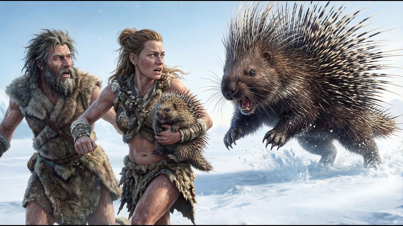 Life 8,000 Years Ago: Early Humans VS The Deadly Giant Porcupine Ancestors – The Deadliest Encounter