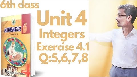 #Maths class 6th | Exercise 4.1 Q:5,6,7,8| Unit 4 | Sindh text book board