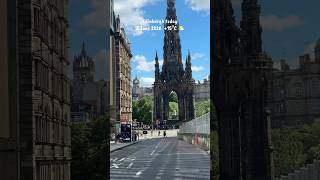 Edinburgh today 🏴 8 June 2026 #scotland #travel #edinburgh #weather #atmosphere #vibes