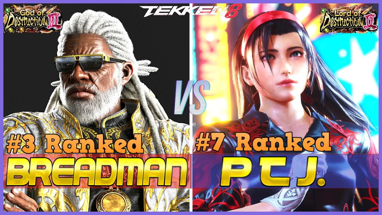 T8 ▰ BREADMAN (#3 Ranked Leroy Smith) Vs PTJ (#7 Ranked Jun) ▰ Tekken 8 High Level Gameplay