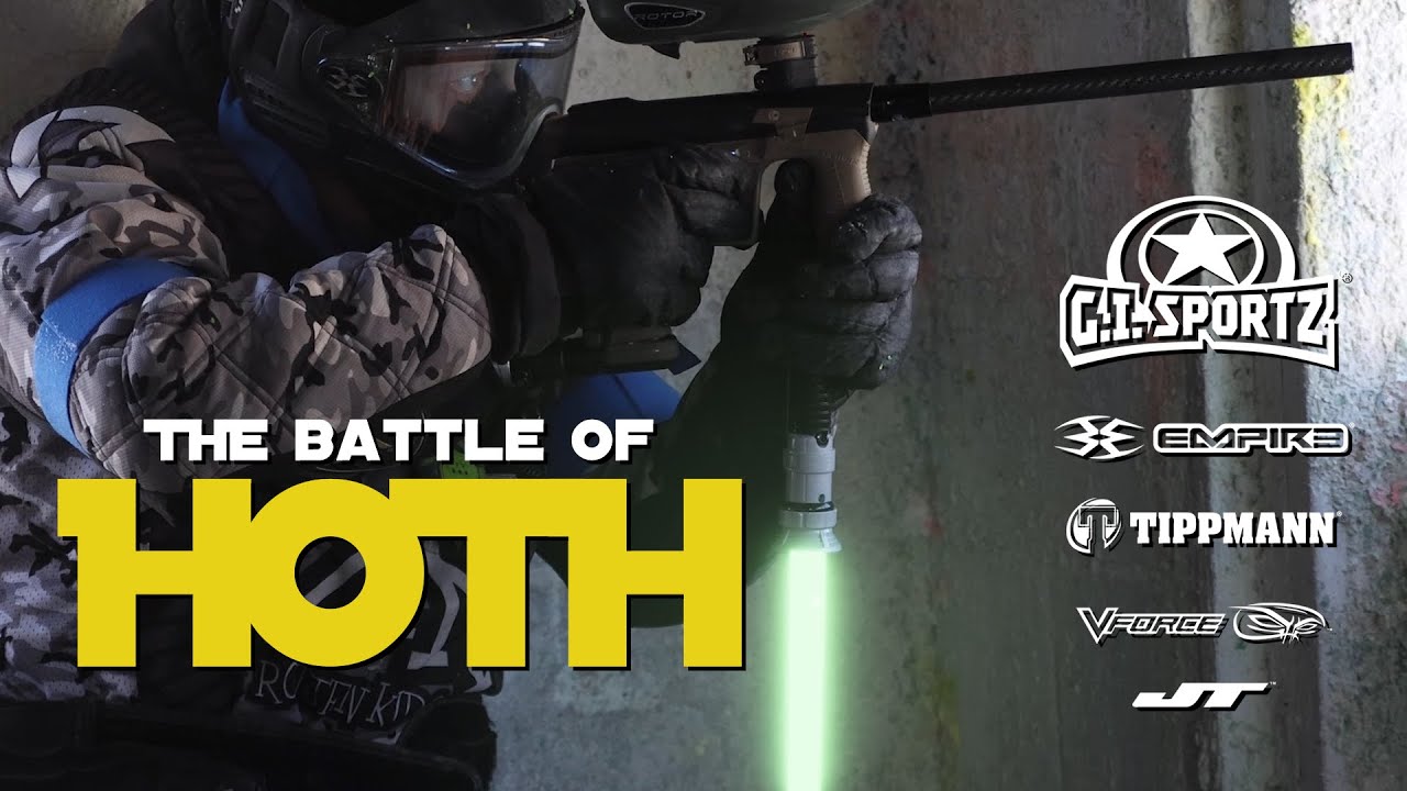 The Battle OF HOTH Paintball big game at Blast Camp YouTube