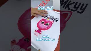 Washable & Durable DTF Transfer Ink #ink #printing #dtf #digitalprinting #heattransferprinting