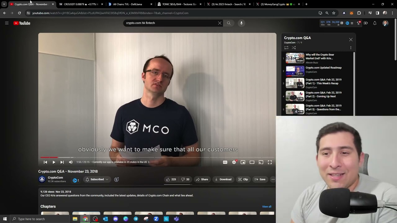 Late Night Thoughts about Crypto.com CEO and TECTONIC SURGE! - YouTube