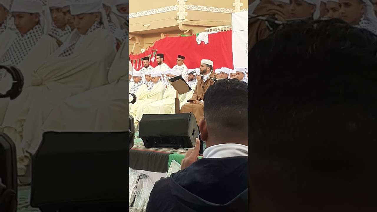 القارئ عبد العزيز سحيم في ولاية الوادي لأول مرة في تكريم حفظة القرآن.. مسجد المصطفى