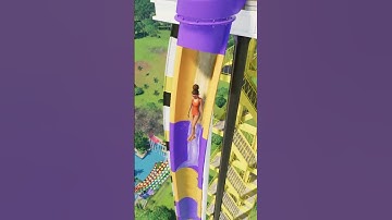 Jungle U Trapdoor Water Slide - Planet Coaster 2 #waterslide #waterpark #planetcoaster2