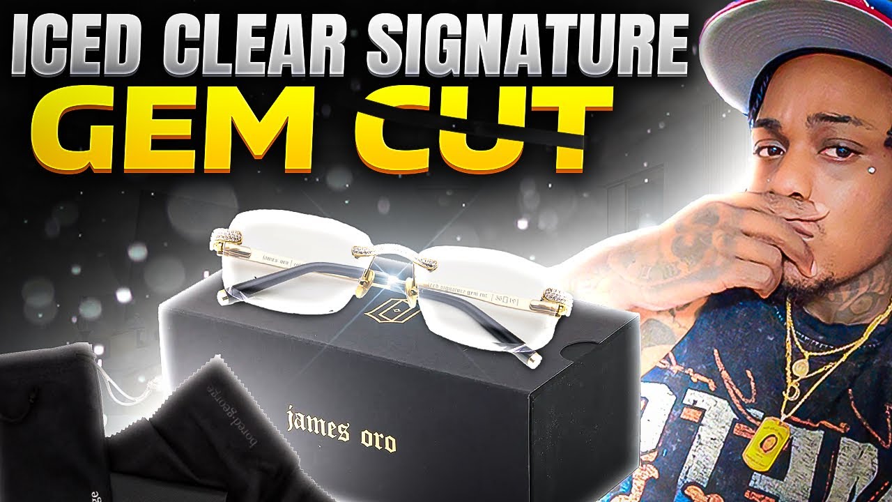 James Oro ICED CLEAR SIGNATURE GEM CUT - YouTube
