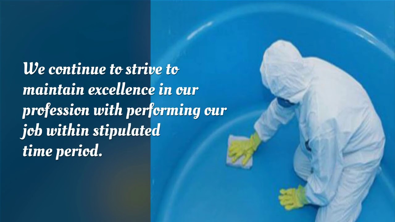 Underground Industrial Overhead Water Tank Cleaning Services