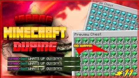 DUPING DUBS OF DIAMOND BLOCKS AND IRON GOLEM SPAWNERS! | Minecraft Duping #11