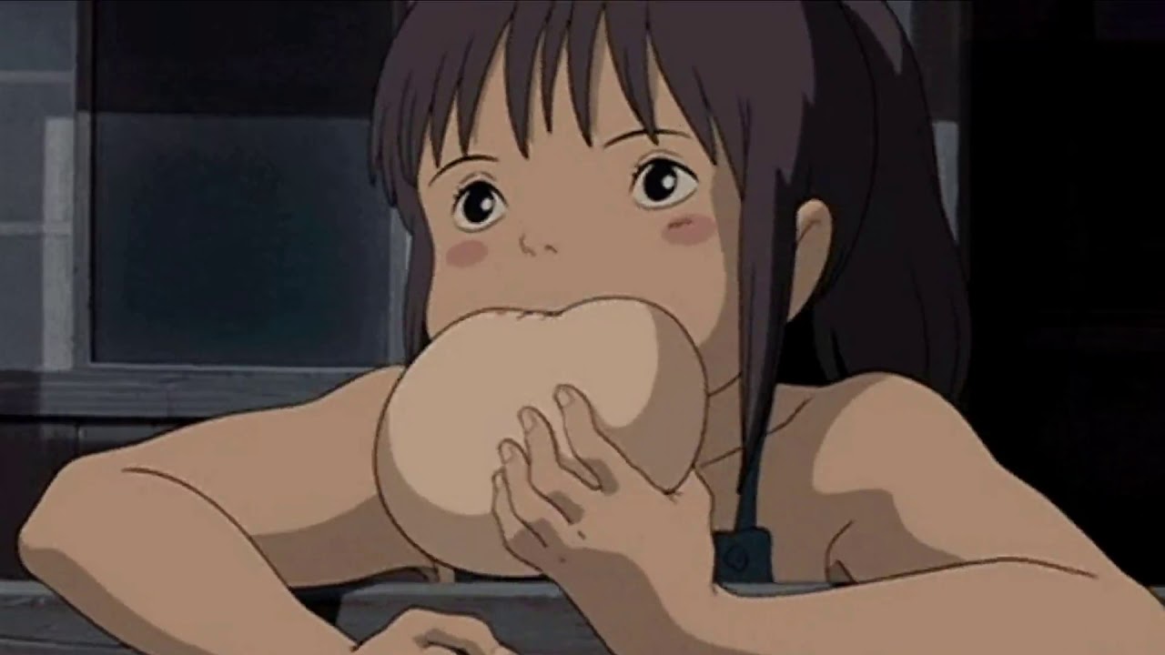 Chihiro Comiendo Manju 千と千尋の神隠し 饅頭 Youtube
