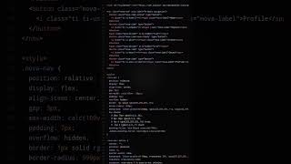 Expanding Navbar Animated #shorts