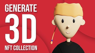 How To GENERATE 3D NFT Collection - Blender tutorial