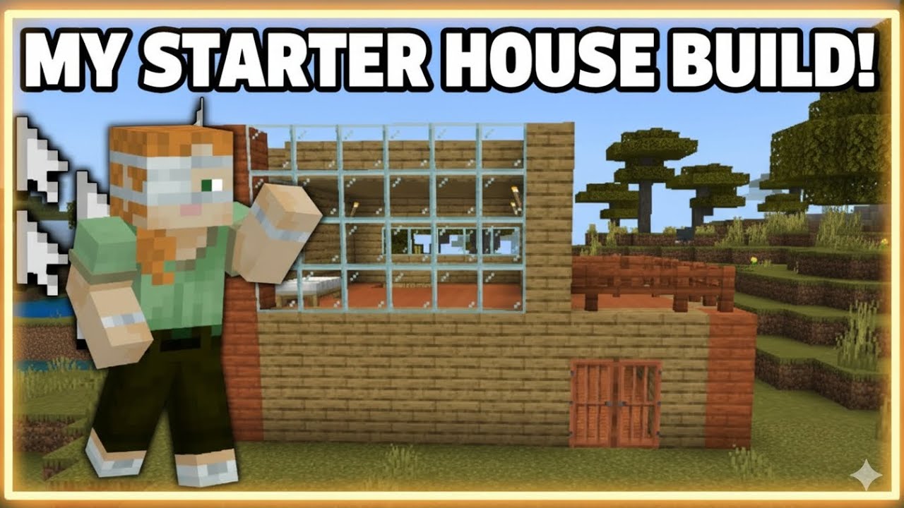 My starter House build in Minecraft #minecraft#gamingvideo - YouTube