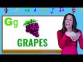 Phonics Song for Children (Official Video) Alphabet Song | Letter G Sounds | Signing for babies ASL